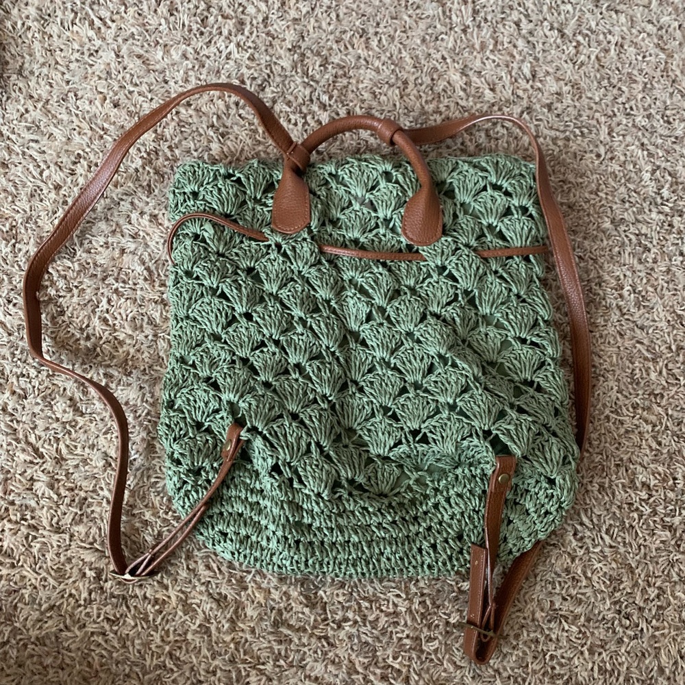 Tweed drawstring backpack - Picture 2 of 2